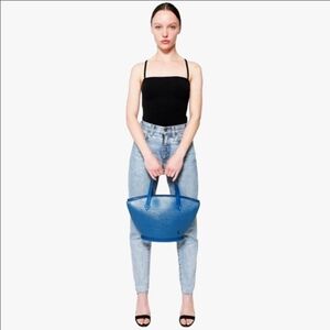 LOUIS VUITTON Saint Jacques PM Shoulder Bag Epi Leather Blue